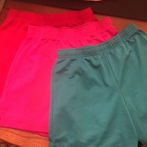 Lot of 3 pair Girls Basketball Shorts